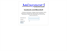 Tablet Screenshot of mexosoft.com